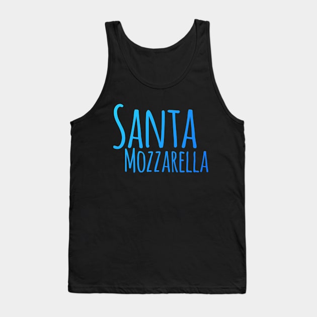 Luca - Santa Mozzarella Tank Top by TSHIRT PLACE